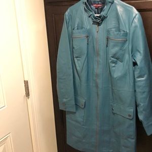 Beautiful Leather coat size 22W